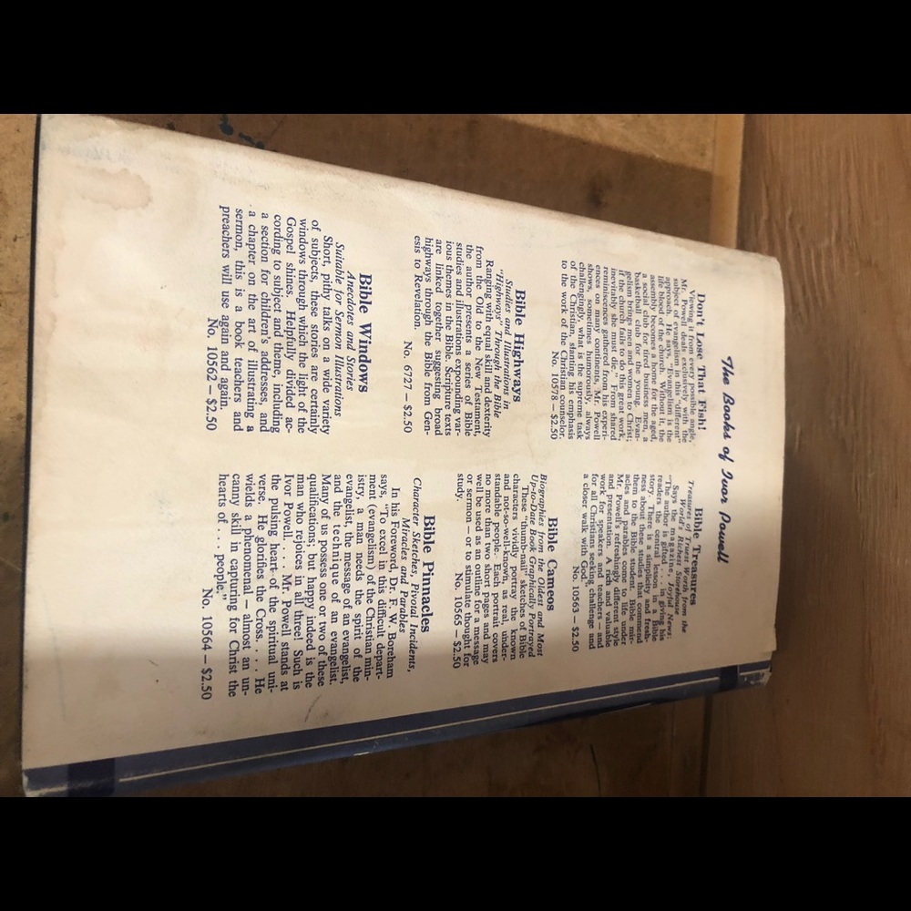 John's Wonderful Gospel Comprehensive Exposition Ivor Powell Signed Vintage 1962 - Picture 11 of 12